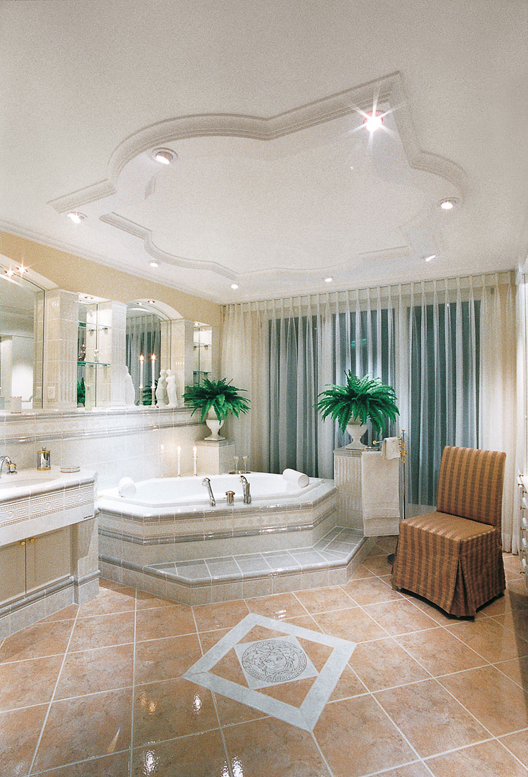 Leuchtenprofil im Bad